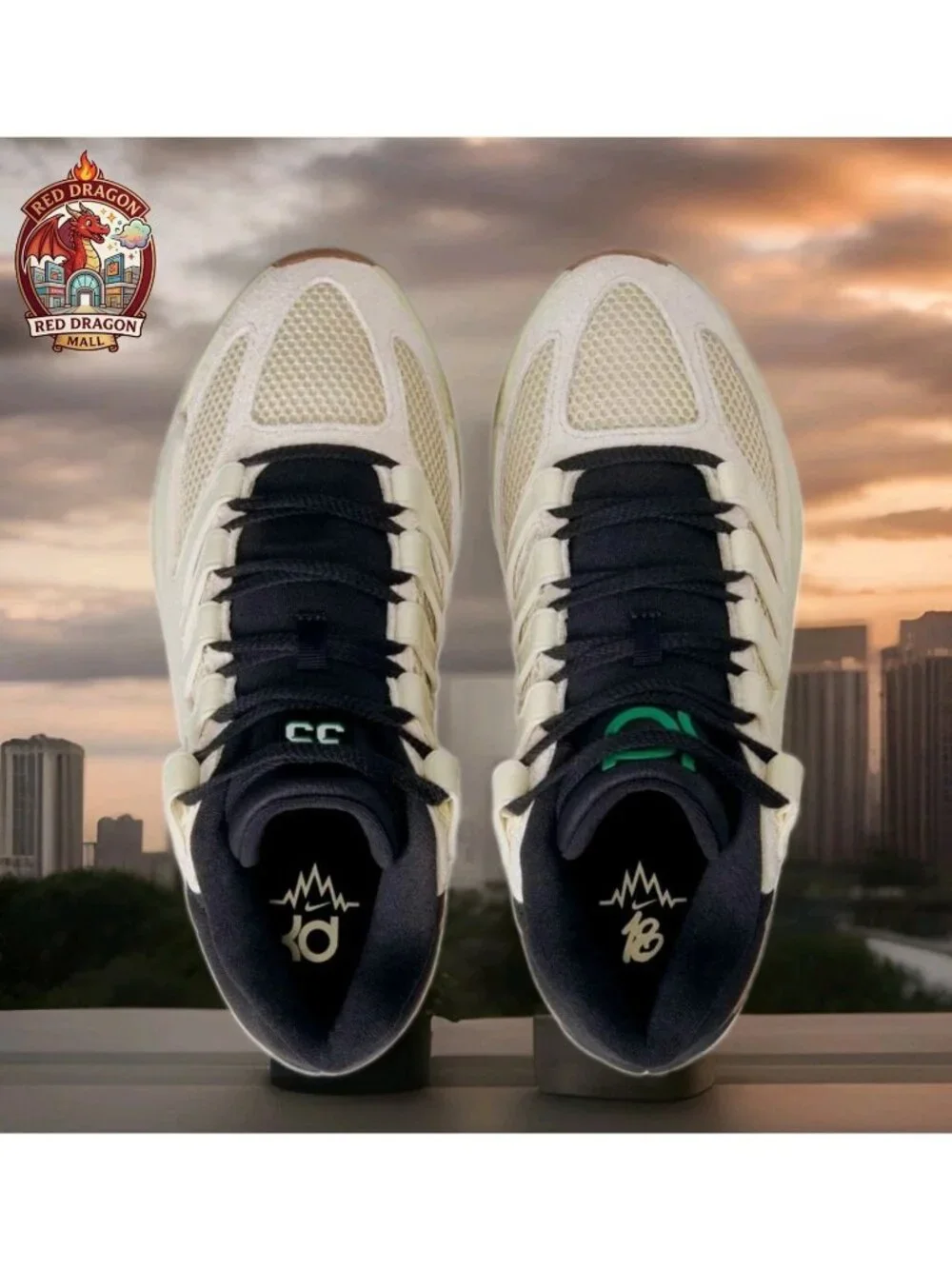 Nike KD 18 Basketball Shoes Phantom Black Gum IH2367-100 - Men's Size 11.5